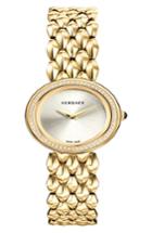 Women's Versace V-flare Diamond Dial Bracelet Watch, 28mm