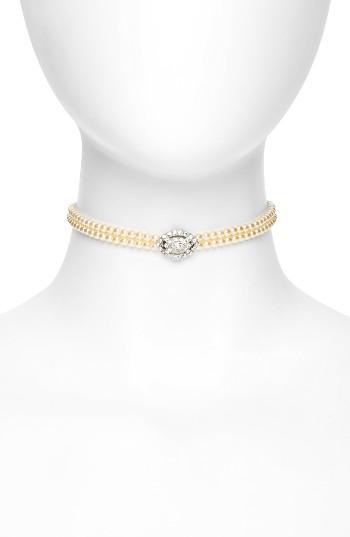 Women's Ben-amun Imitation Pearl Choker Necklace