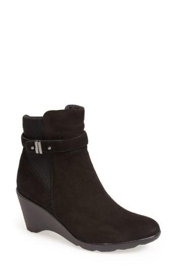 Women's Blondo 'liberata' Waterproof Suede Bootie M - Black