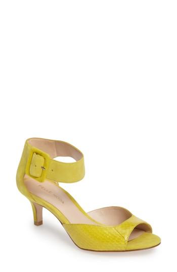 Women's Pelle Moda 'berlin' Sandal .5 M - Yellow