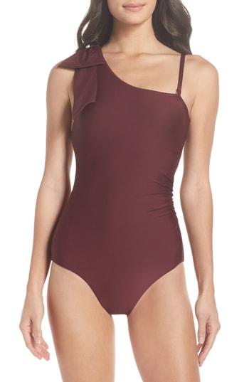 Women's Chelsea28 Showstopper One-piece Swimsuit - Burgundy
