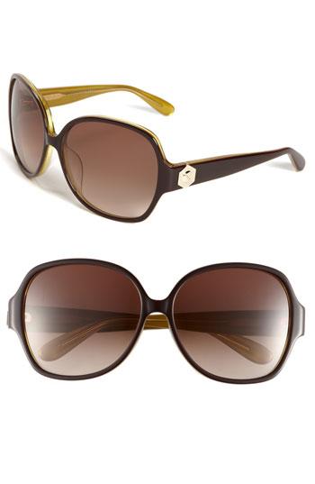 Marc By Marc Jacobs 'international Collection' Sunglasses Brown Yellow