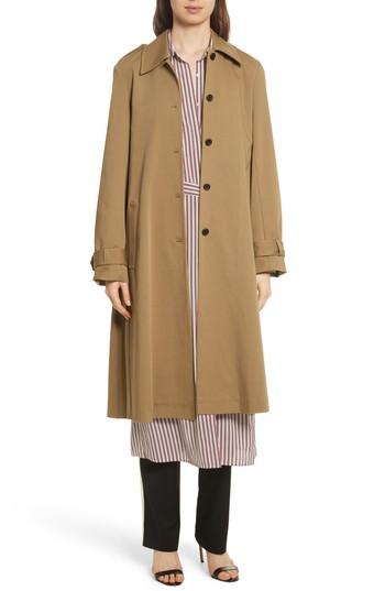 Women's Robert Rodriguez Pleat Back Trench Coat - Beige