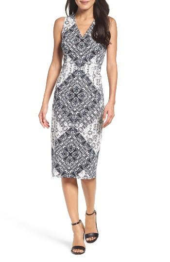 Women's Maggy London Print Midi Dress