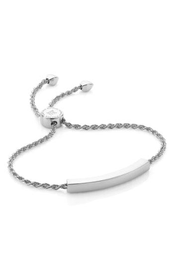 Women's Monica Vinader Engravable Linear Friendship Chain Bracelet