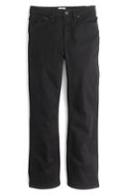 Women's J.crew Billie Demi Boot Crop Jeans - Black