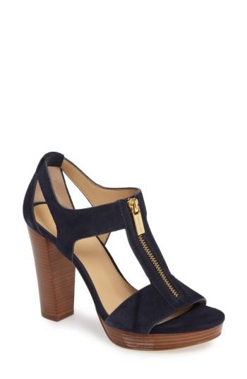 Women's Michael Michael Kors Berkley Sandal .5 M - Blue