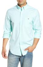 Men's Vineyard Vines Carleton Classic Fit Gingham Sport Shirt, Size - Green