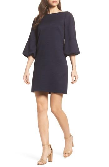 Women's Eliza J Puff Sleeve Shift Dress - Blue
