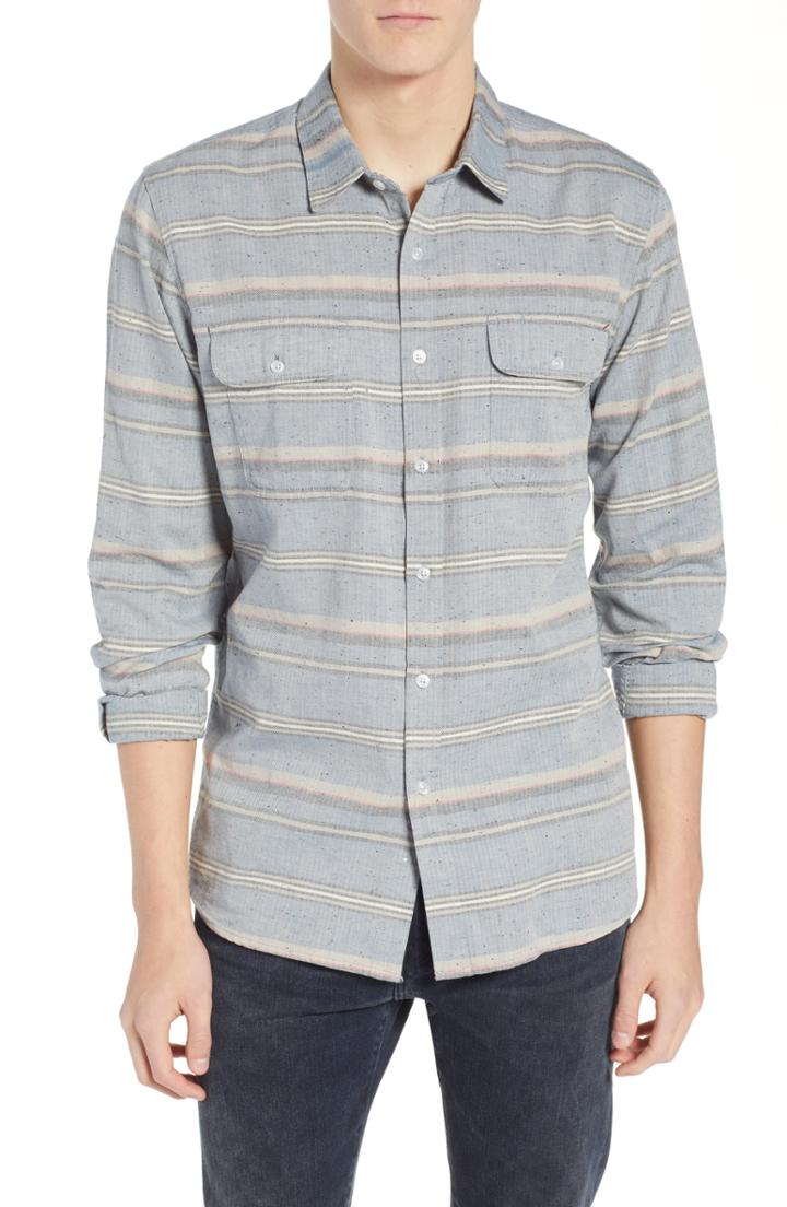 Men's Rip Curl Logan Flannel Shirt - Blue