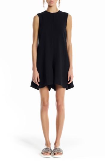 Women's Kendall + Kylie Open Back A-line Romper - Black
