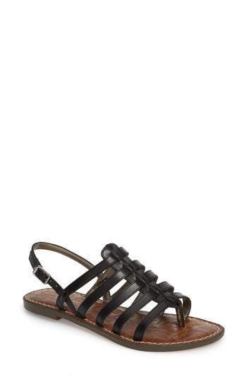 Women's Sam Edelman Garland Strappy Sandal M - Black