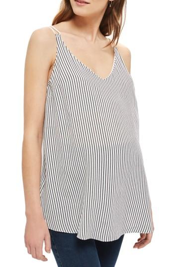 Women's Topshop Stripe Swing Maternity Camisole Us (fits Like 0-2) - Ivory