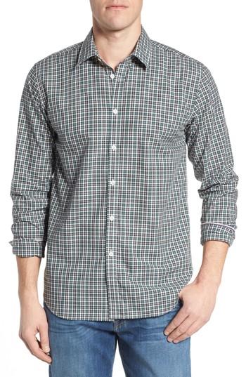 Men's Jeremy Argyle Comfort Fit Plaid Sport Shirt - Green