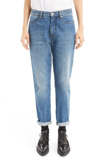 Women's Dried Van Noten Cuffed Straight Leg Jeans - Blue