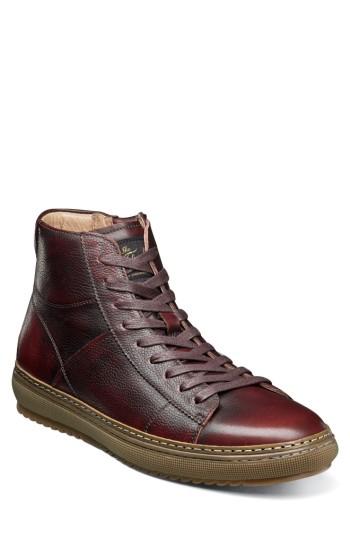 Men's Florsheim Crew Sneaker .5 D - Burgundy