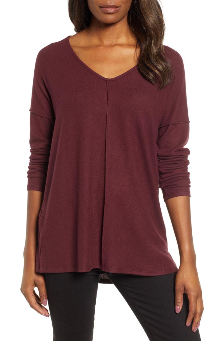 Women's Frame Ruched Wool & Cashmere Sweater - Grey