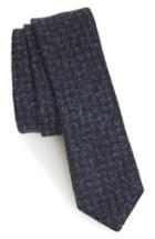 Men's Eleventy Solid Wool Tie