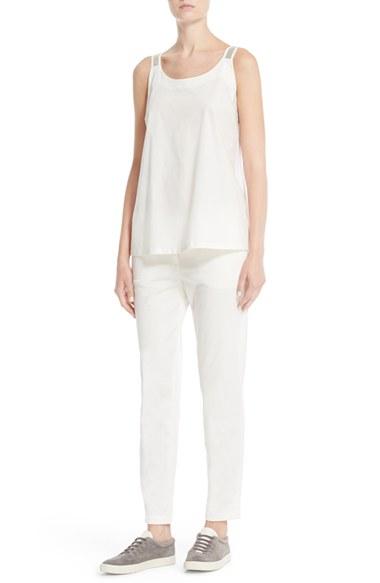 Women's Fabiana Filippi Mollini Detail Poplin Tank