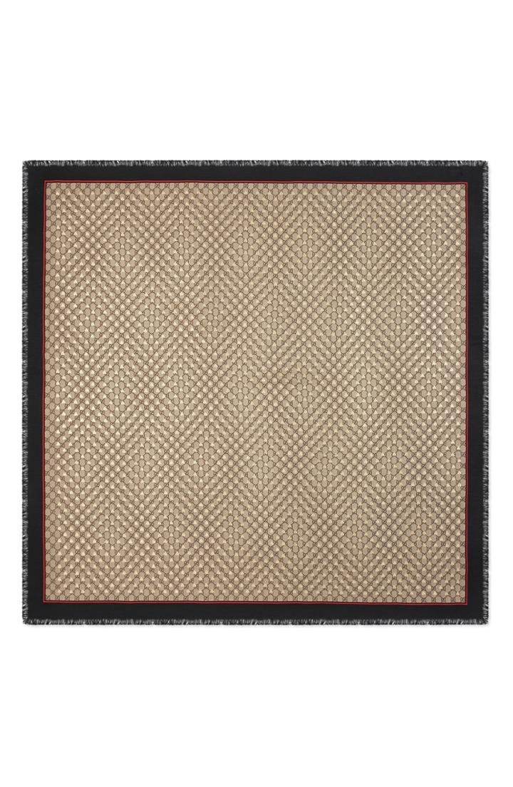 Women's Gucci Gg Bees Modal & Silk Shawl