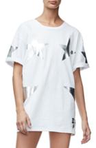 Women's Good American Goodies Super Star Tee /3 - White