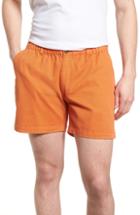 Men's Vintage 1946 Snappers Elastic Waist 5.5 Inch Stretch Shorts - Orange
