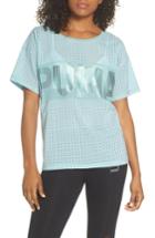 Women's Puma Big Cat Drapey Tee - Blue