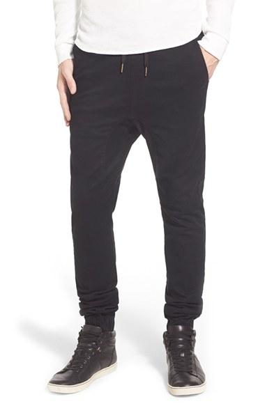 Men's Zanerobe 'sureshot' Slim Tapered Leg Jogger Chinos - Black