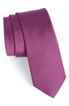 Men's The Tie Bar Solid Silk Tie, Size - Pink