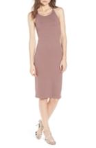 Women's Leith Body-con Midi Dress, Size - Purple