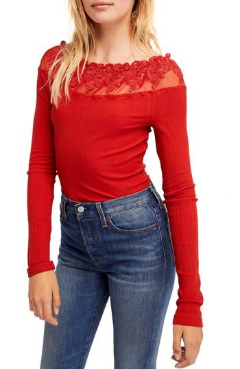 Women's Free People Admire Me Top - Orange