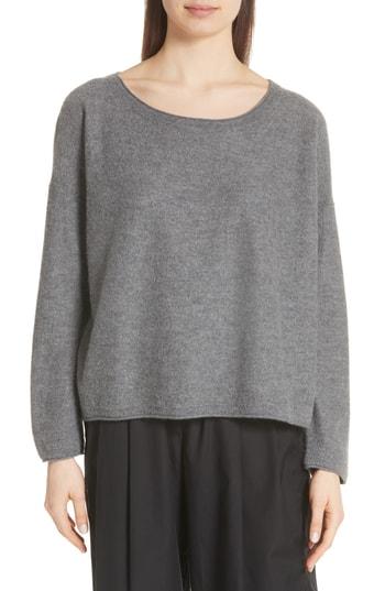 Women's Vince Open Neck Pullover - Grey
