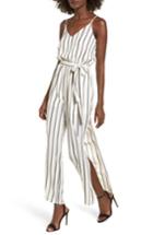 Women's One Clothing Tie Waist Jumpsuit - Ivory
