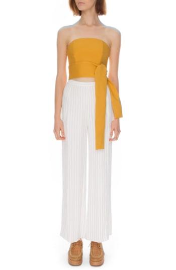 Women's C/meo Collective 'making Waves' Side Tie Crop Bustier