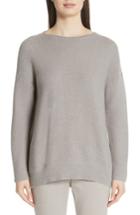 Women's Fabiana Filippi Merino Wool, Silk & Cashmere Blend Sweater Us / 38 It - Grey