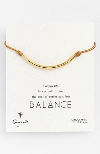 Dogeared 'balance' Bracelet Honey/