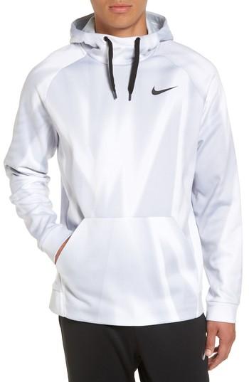 Men's Nike Therma Training Hoodie, Size - Metallic