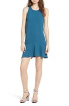 Women's Leith Flounce Hem Dress - Blue/green