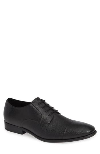 Men's Calvin Klein Langston Cap Toe Derby M - Black
