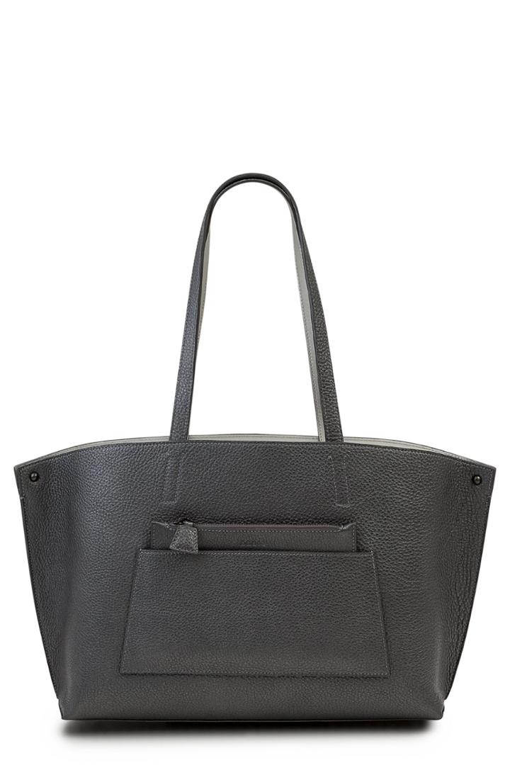 Akris Small Ai Reversible Leather Tote -