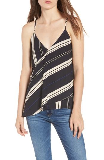 Women's Trouve Asymmetrical Ruffle Top - Blue