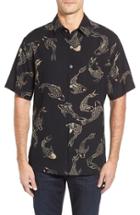 Men's Tori Richard Koi Pond Classic Fit Short Sleeve Sport Shirt