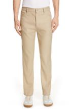 Men's Maison Margiela Straight Leg Twill Pants - Beige