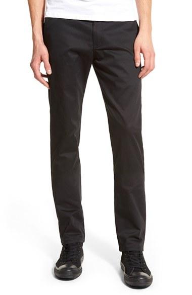 Men's Naked & Famous Denim Slim Fit Stretch Chinos - Black