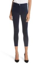 Women's L'agence Margot Velvet Crop Skinny Jeans - Blue