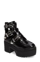 Women's Jeffrey Campbell Mingus Buckle Strap Platform Bootie