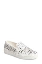 Women's Michael Michael Kors 'keaton' Studded Slip-on M - White