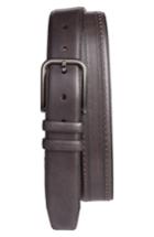 Men's Mezlan Naxos Leather Belt - Graphite