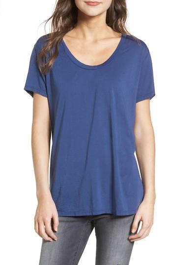 Women's Treasure & Bond Burnout Boyfriend Tee, Size - Pink