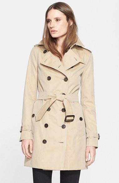 Women's Burberry London 'sandringham' Slim Trench Coat